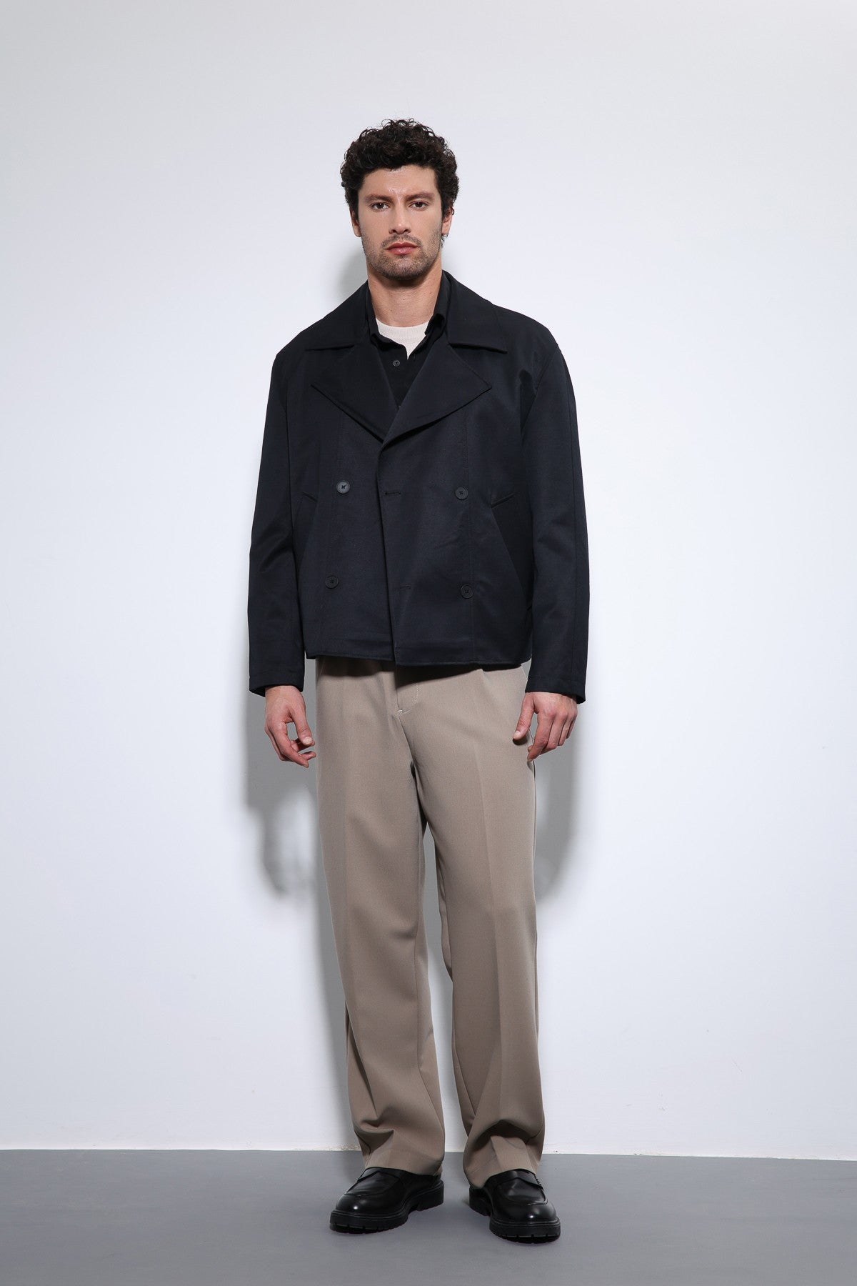 Antioch Crop Fit Men's Trench Coat