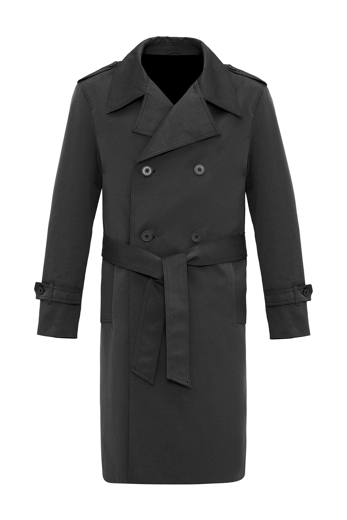 Antioch Cross-Over Long Men's Trench Coat