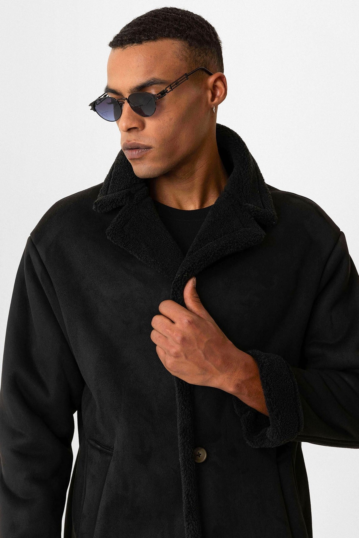 Antioch Men's Coat with Suede-Look Lining