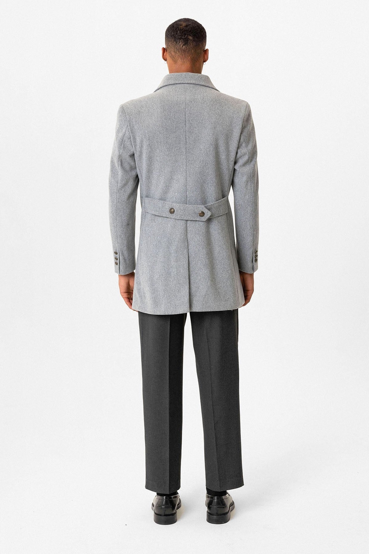 Antioch Cross-Over Closure Pouch-Pocket Men's Coat