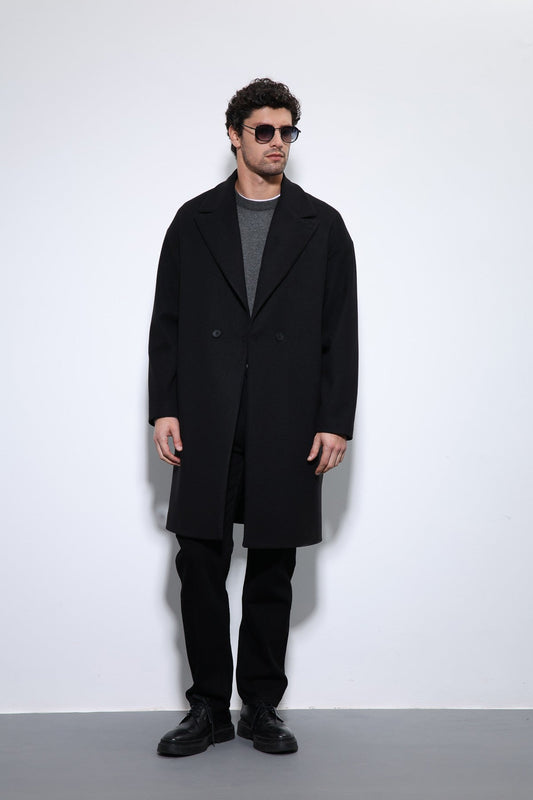 Antioch Oversized Men's Double-Breasted Coat