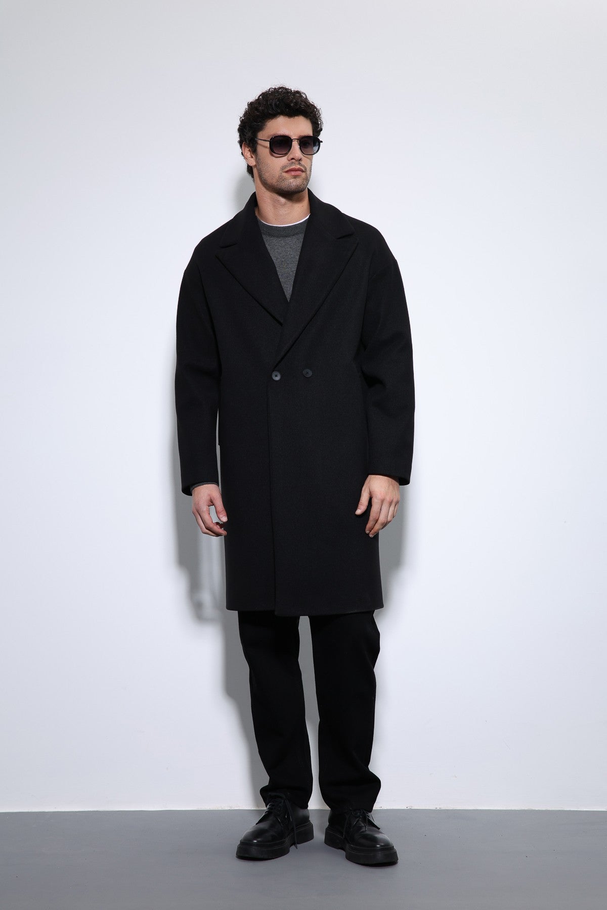 Antioch Oversized Men's Double-Breasted Coat