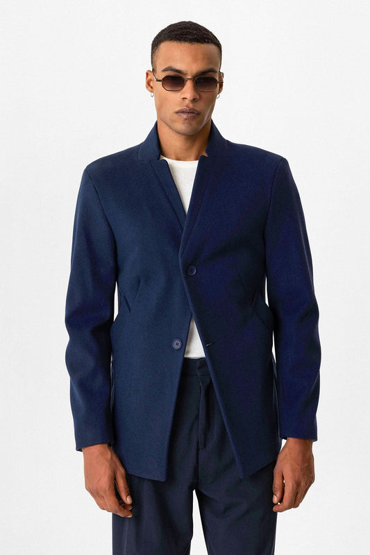 Antioch Slim-Fit Stand-Up Collar Men's Coat