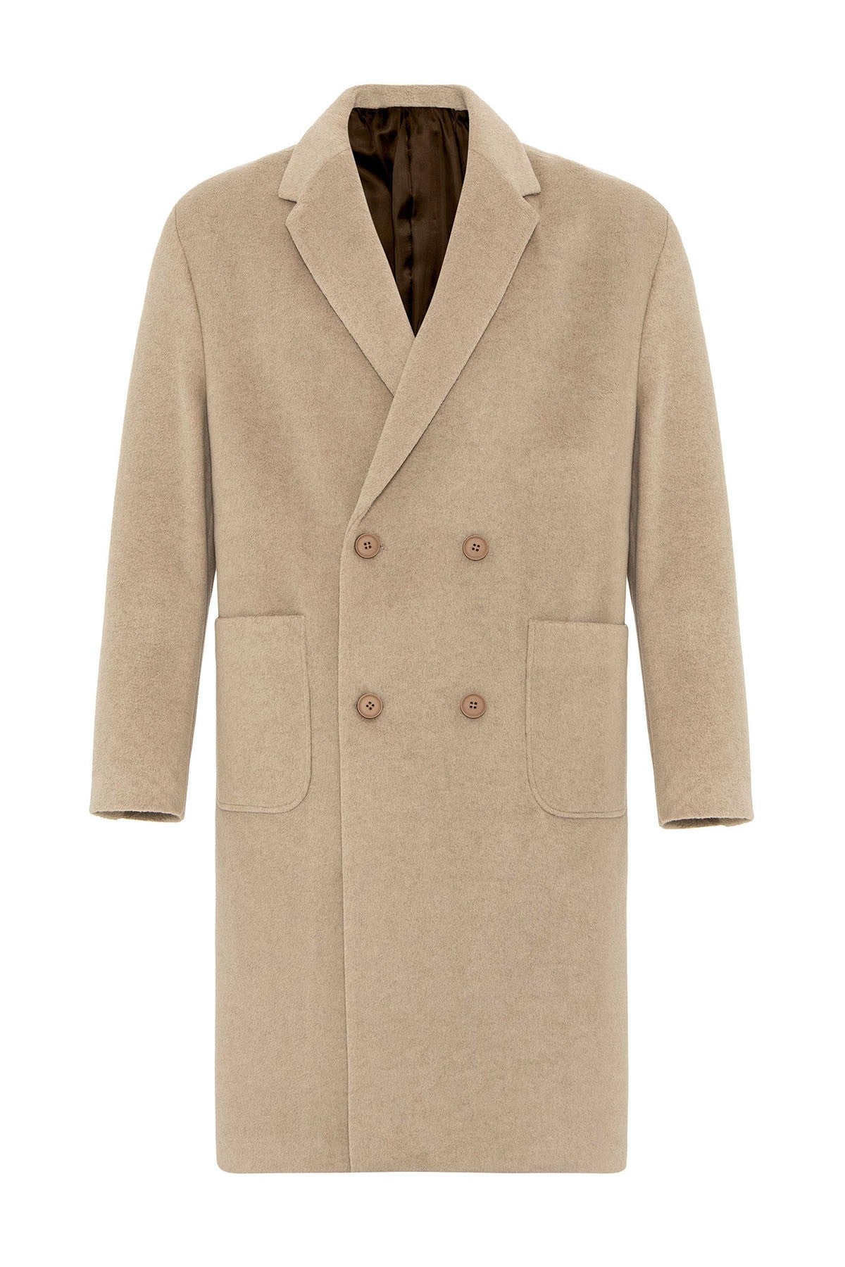 Antioch Textured Double-Breasted Men's Coat