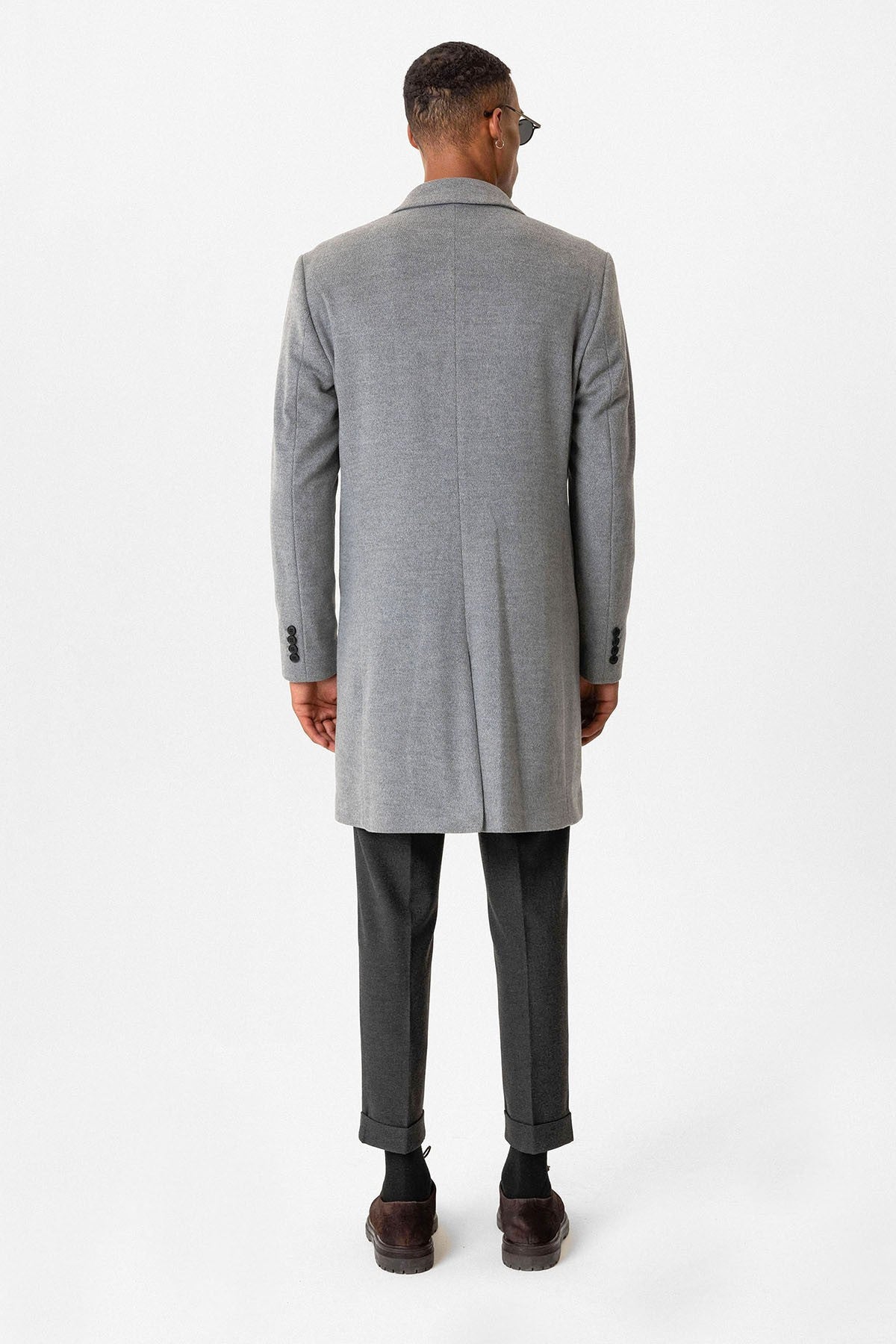 Antioch Slim-Fit Jacket-Collar Men's Coat