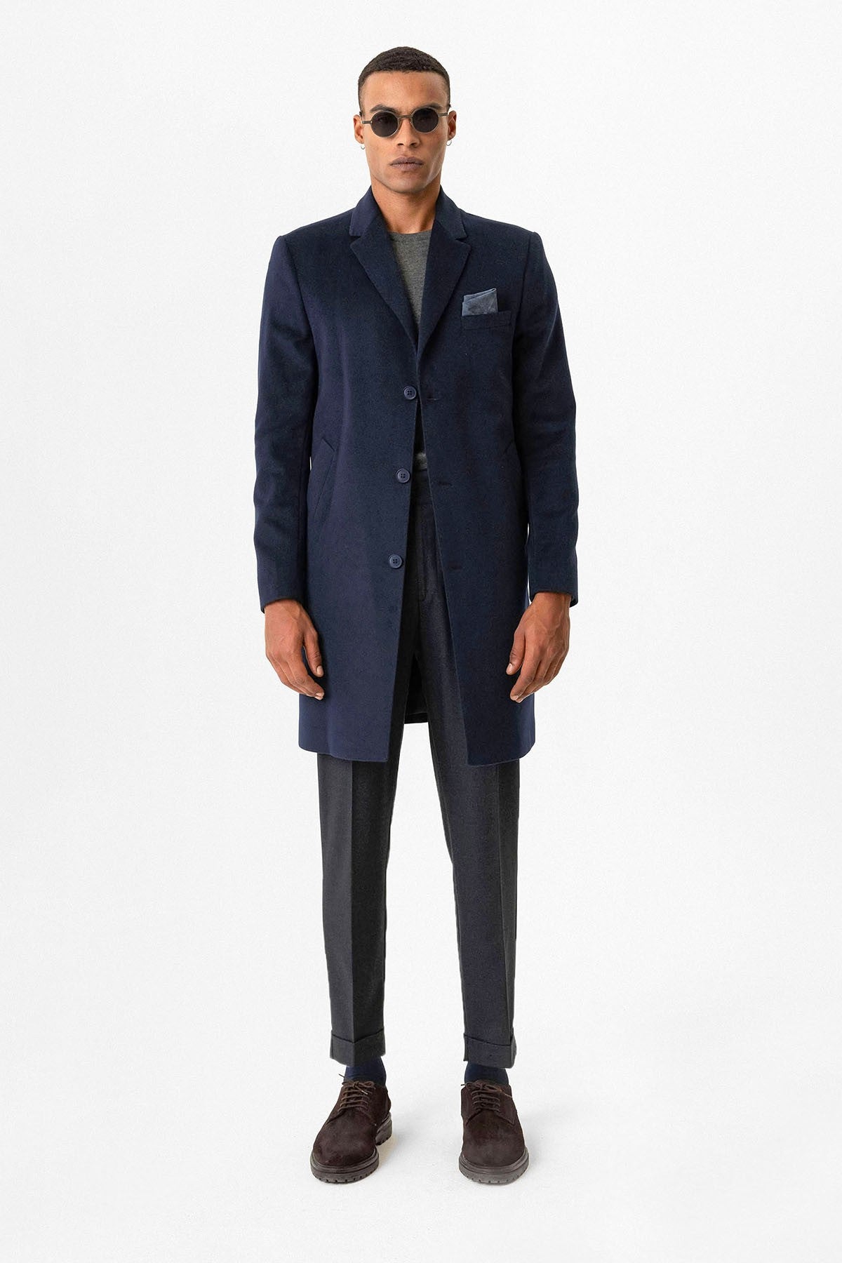 Antioch Slim-Fit Jacket-Collar Men's Coat