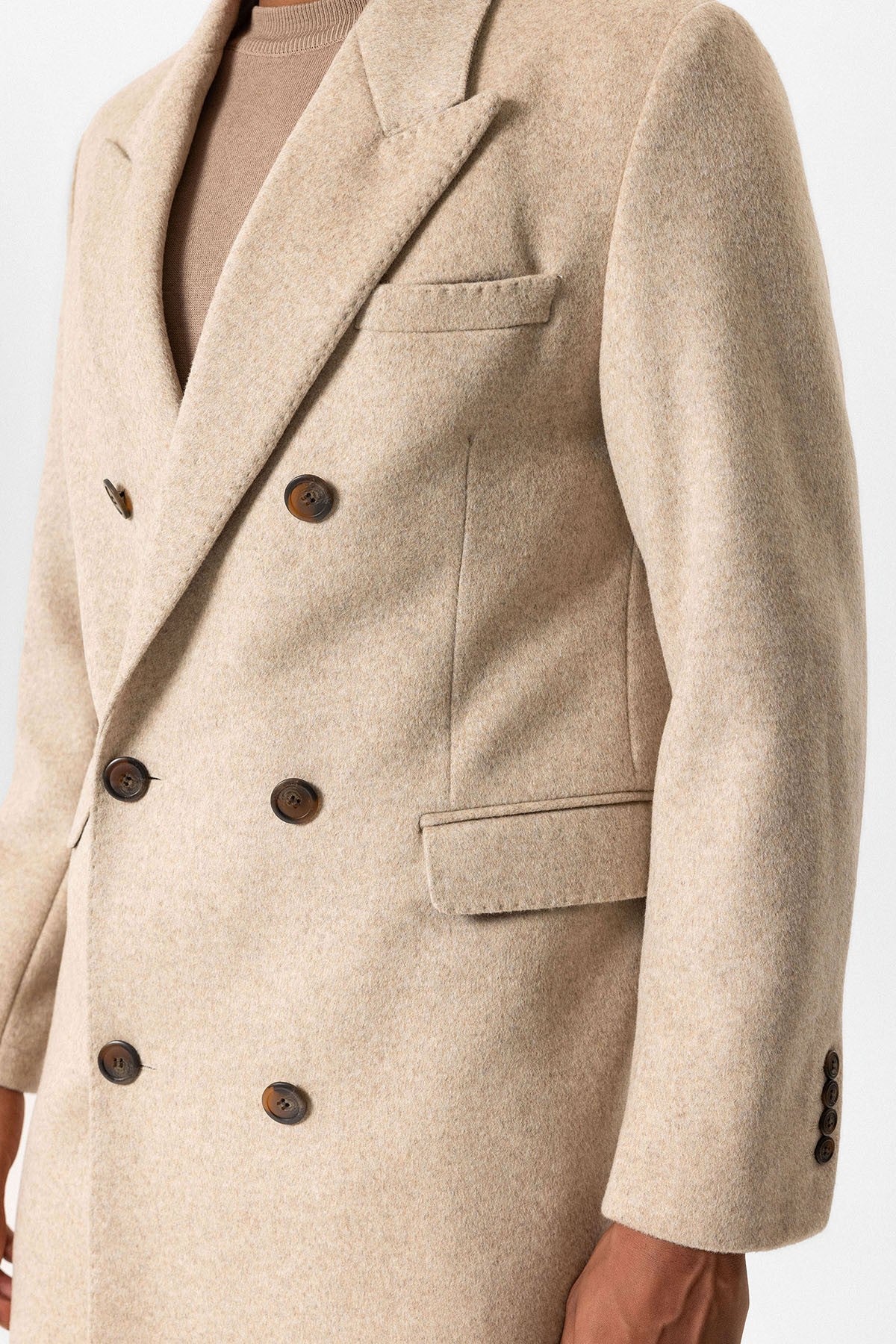 Antioch Wool-Blend Double-Breasted Men's Coat