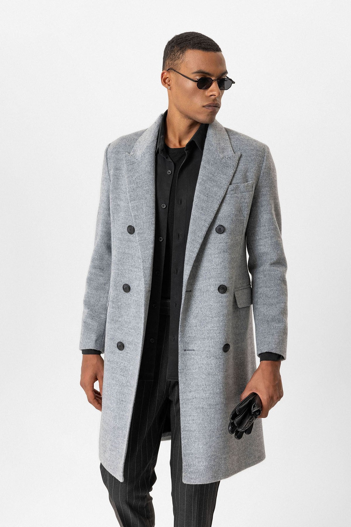 Antioch Wool-Blend Double-Breasted Men's Coat