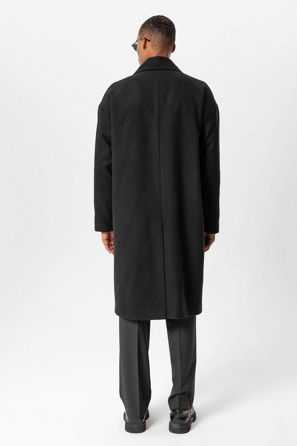 Antioch Men's Wool-Blend Double-Breasted Coat