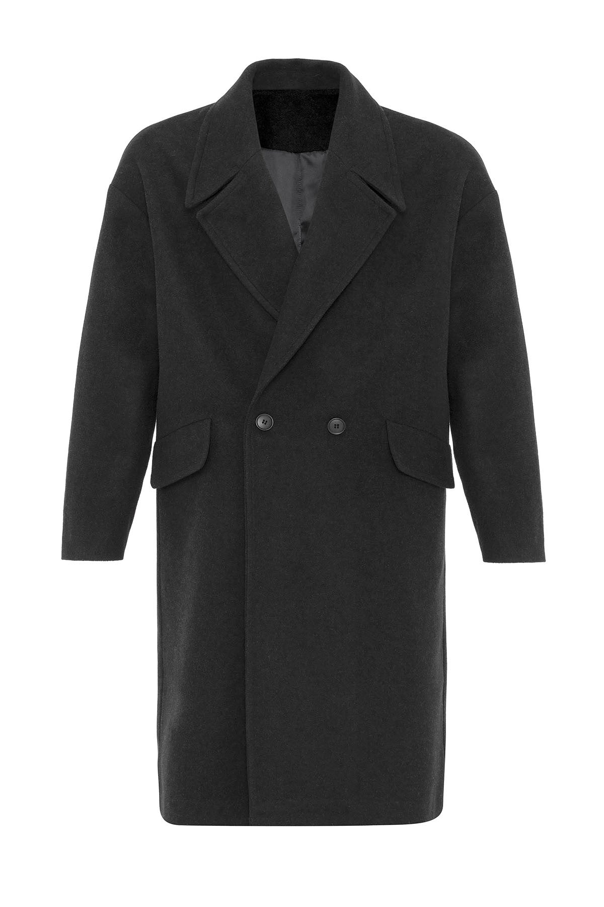 Antioch Men's Wool-Blend Double-Breasted Coat