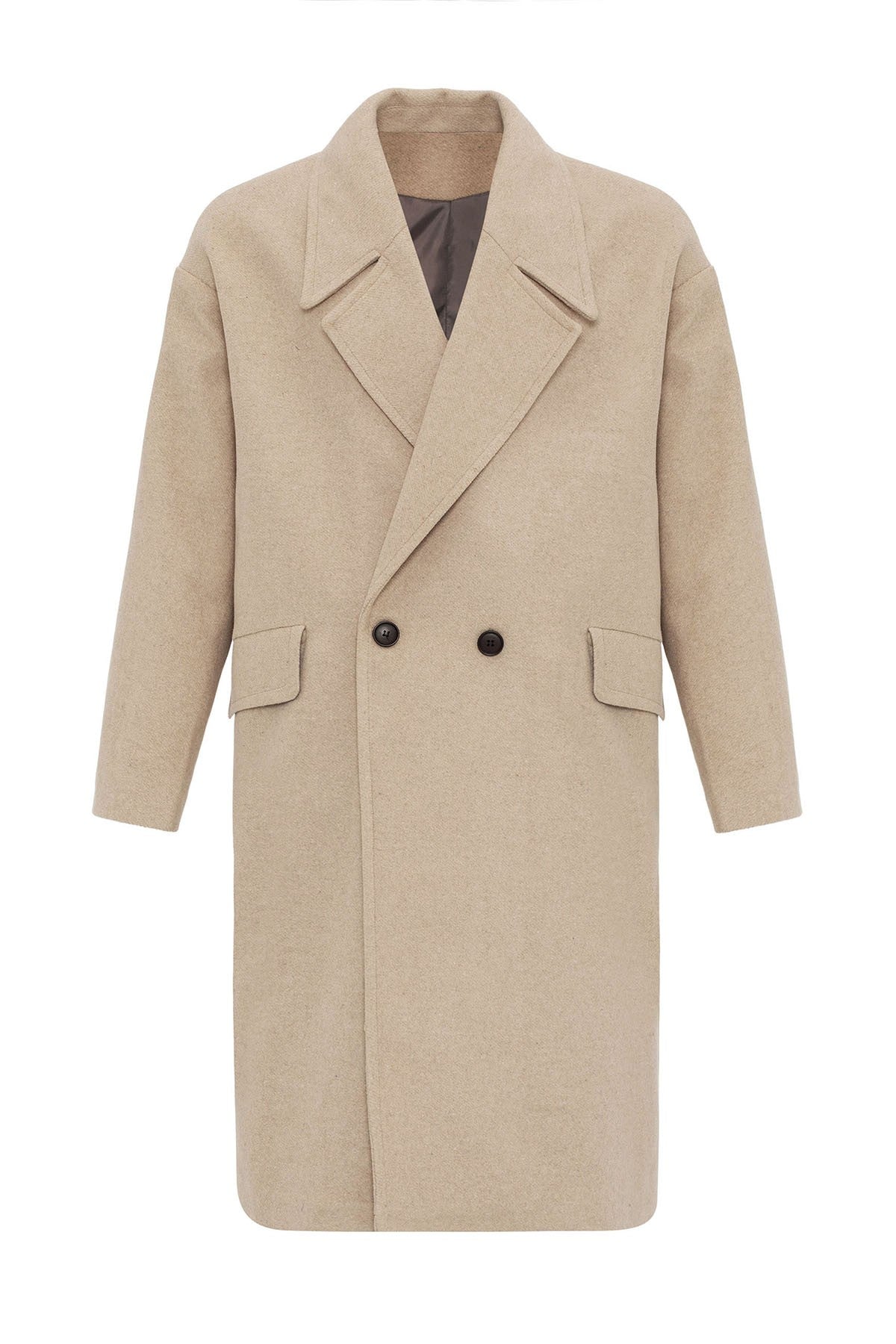 Antioch Men's Wool-Blend Double-Breasted Coat