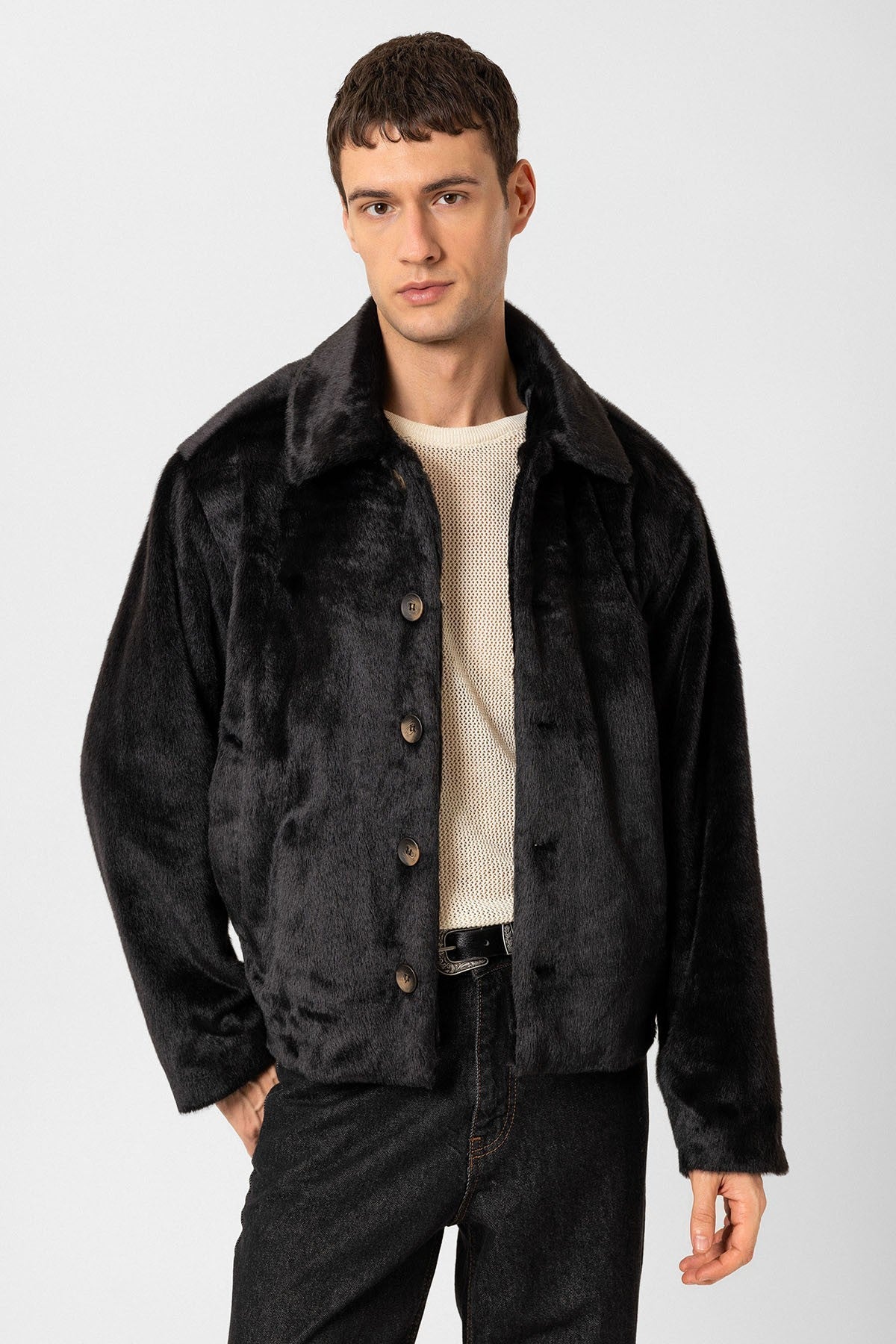 Antioch Relax Fit Soft-Textured Men's Jacket