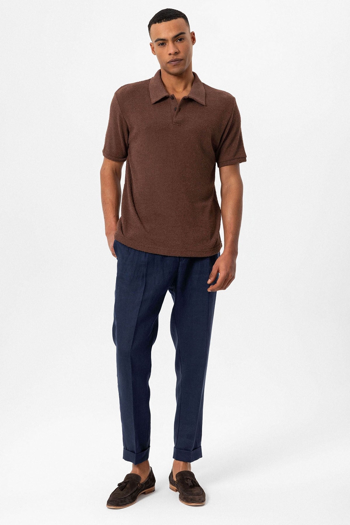 Antioch Polo-Neck Knit Men's T-Shirt