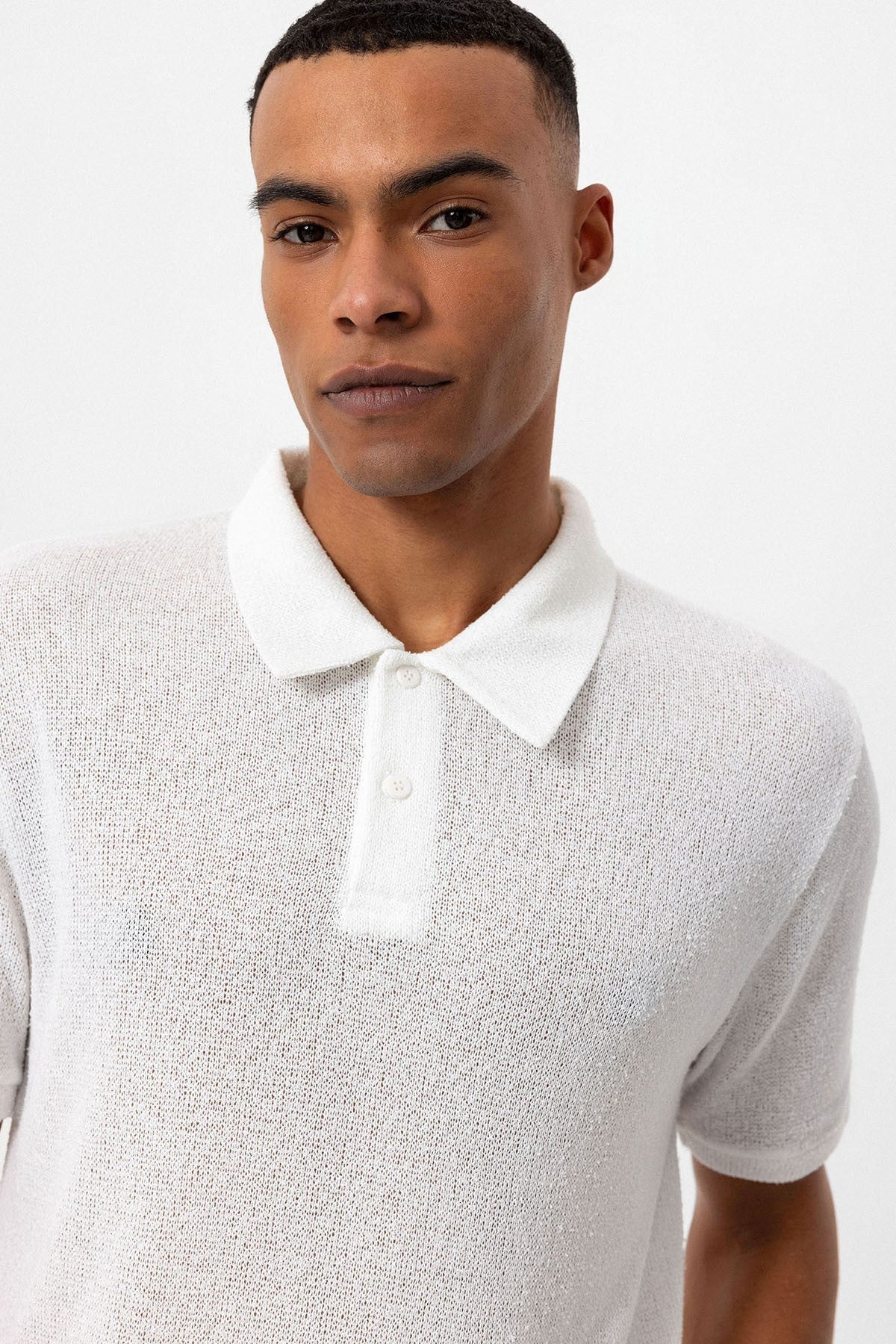 Antioch Polo-Neck Knit Men's T-Shirt