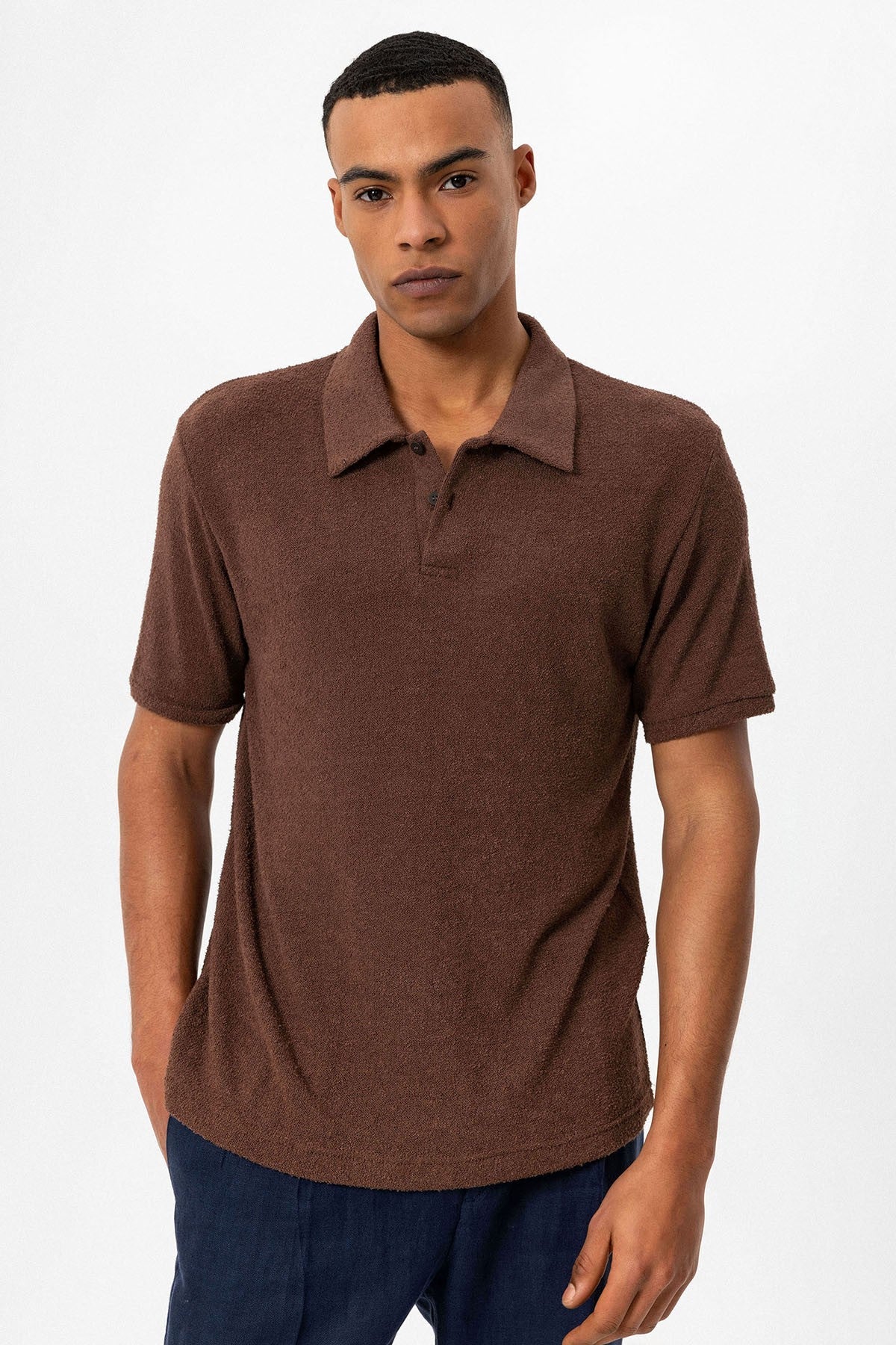 Antioch Polo-Neck Knit Men's T-Shirt