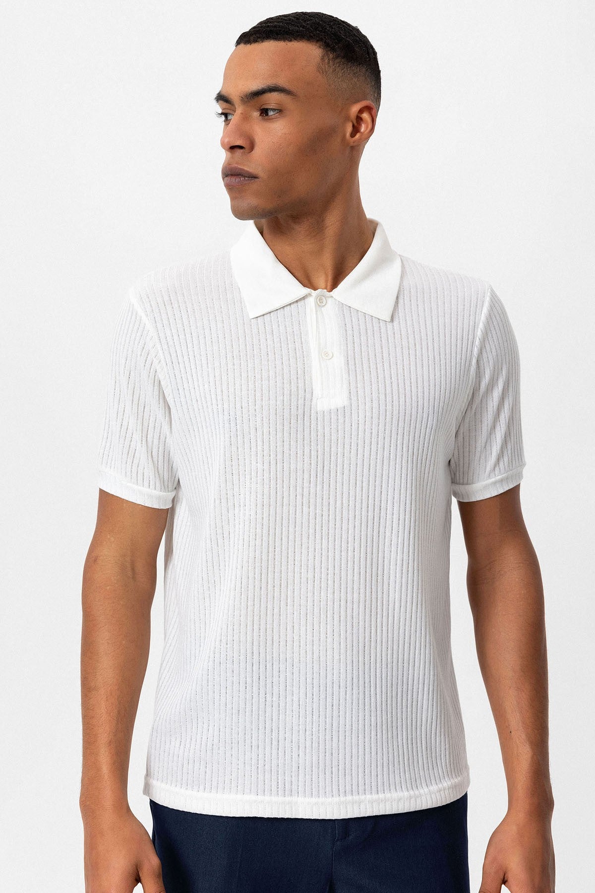Antioch Slim-Fit Polo-Neck Men's T-Shirt