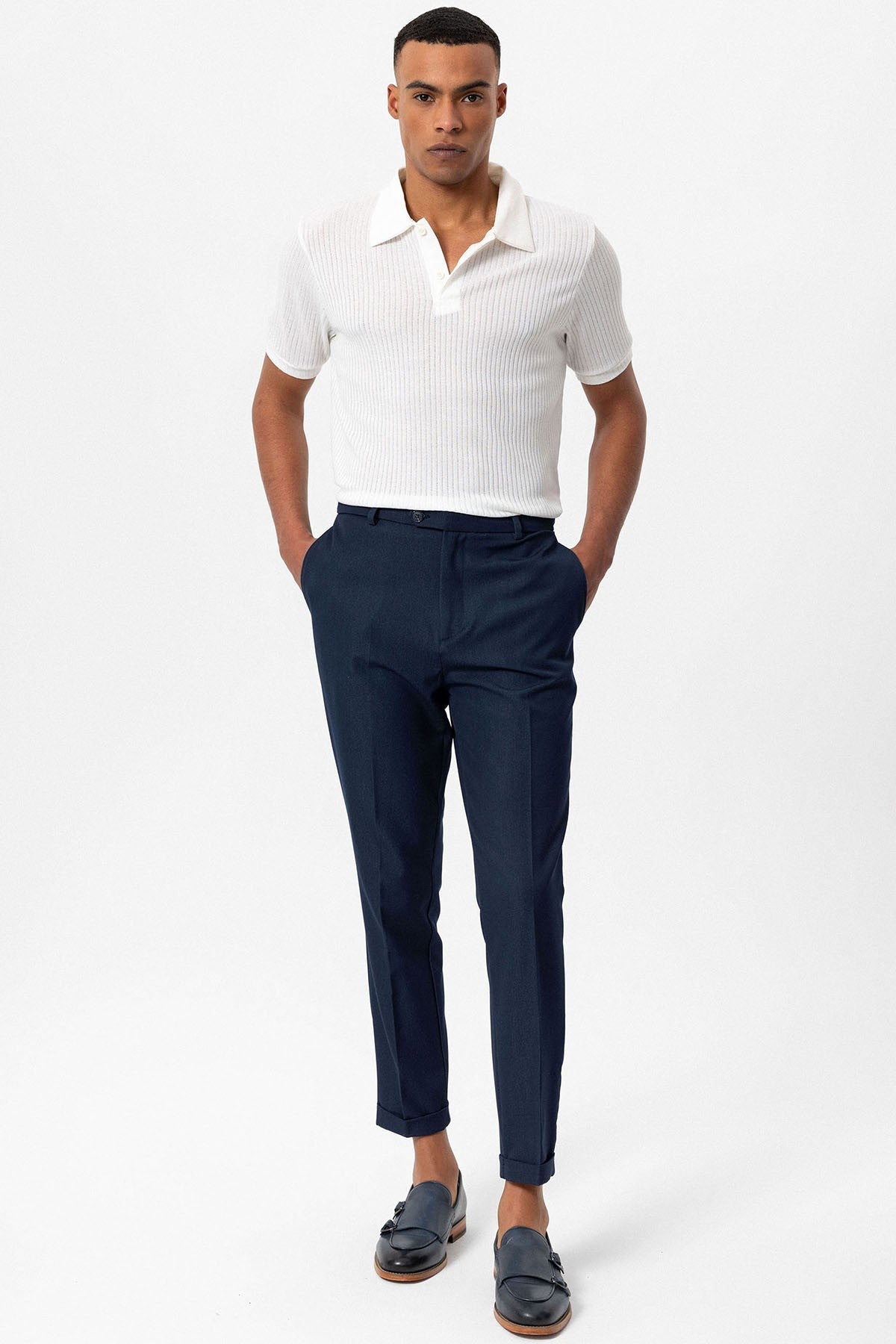 Antioch Slim-Fit Polo-Neck Men's T-Shirt