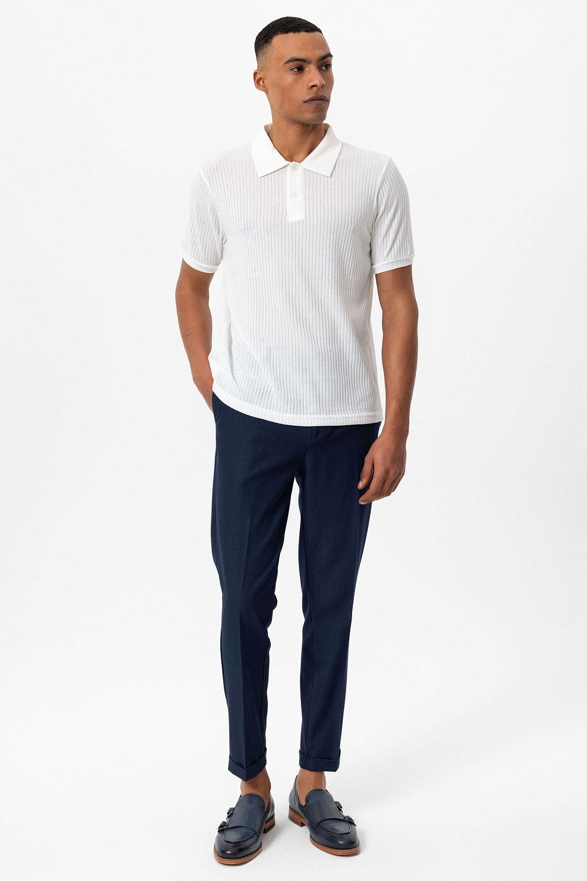 Antioch Slim-Fit Polo-Neck Men's T-Shirt