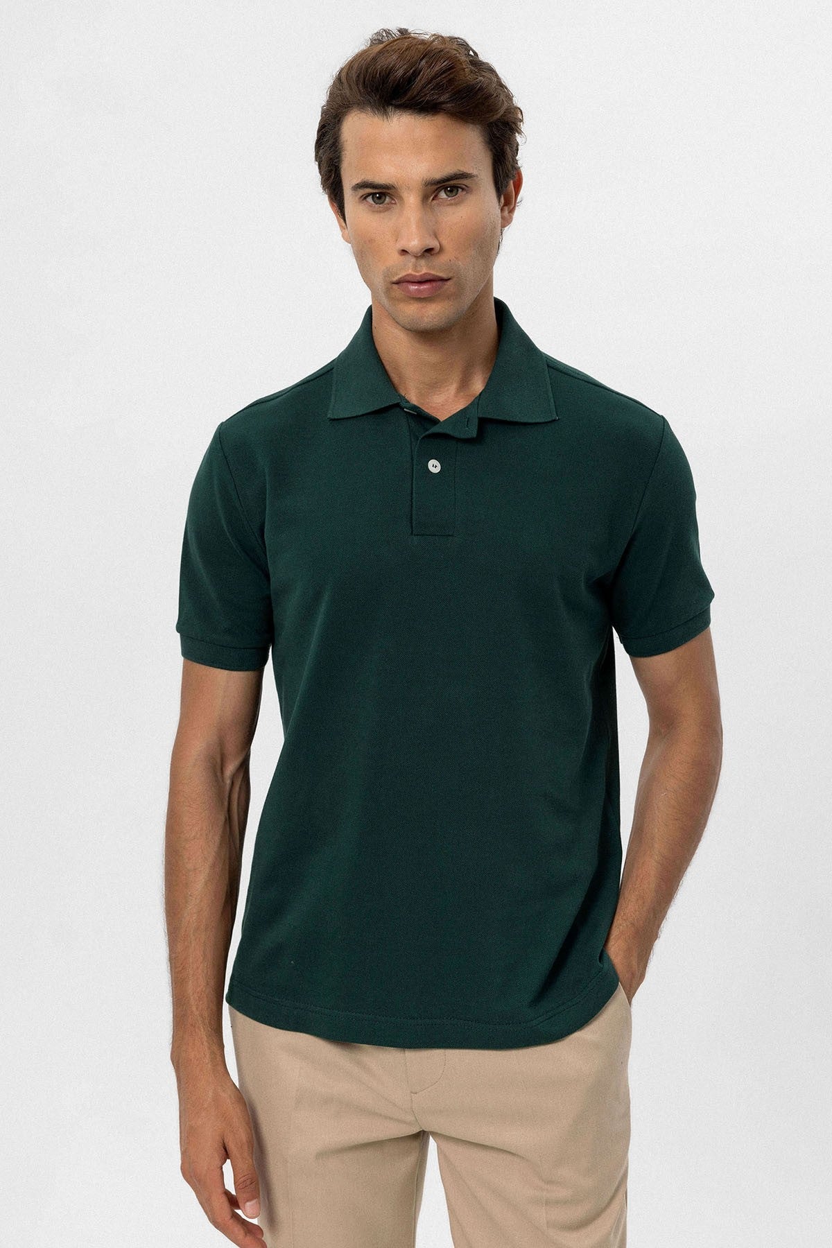 Antioch Polo-Neck Men's T-Shirt