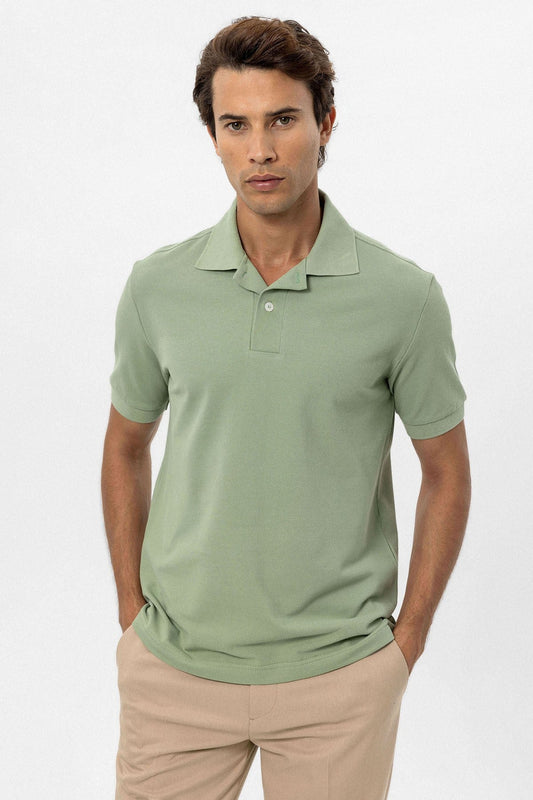 Antioch Polo-Neck Men's T-Shirt