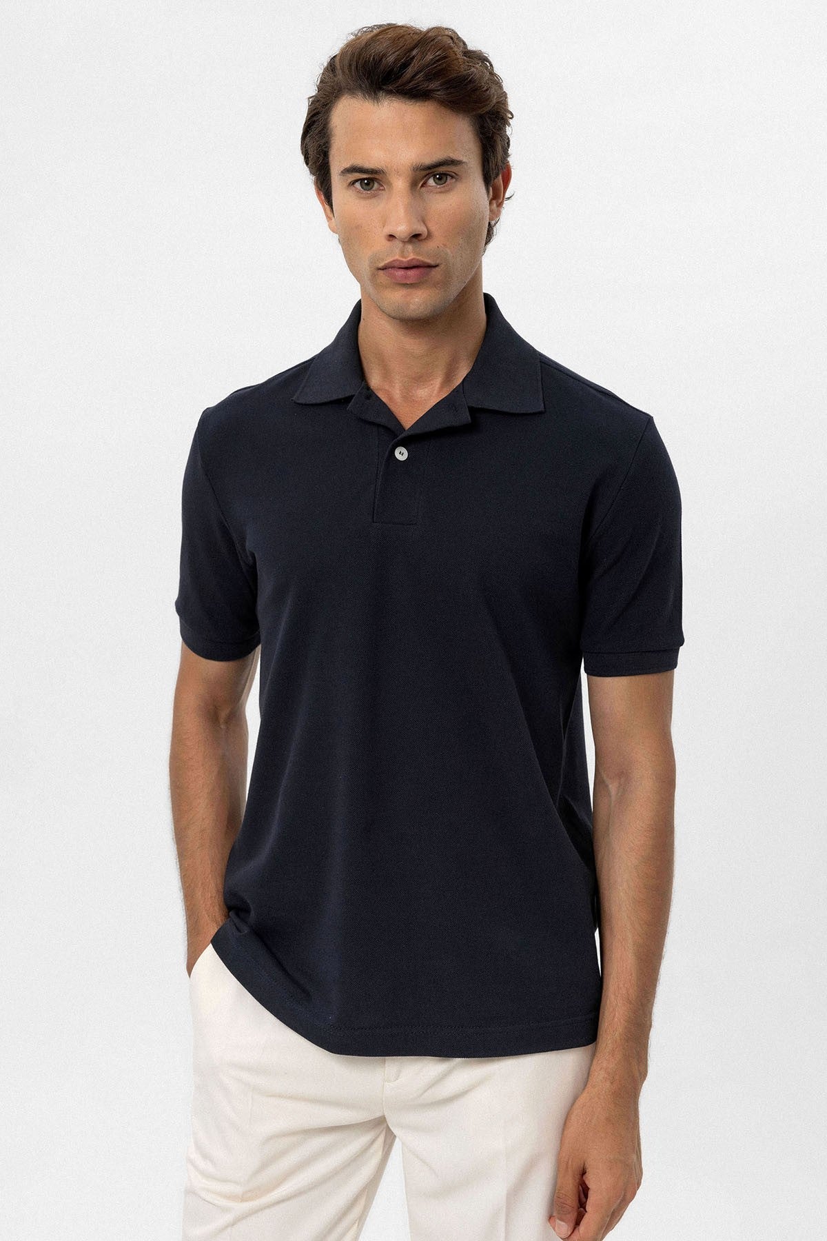 Antioch Polo-Neck Men's T-Shirt