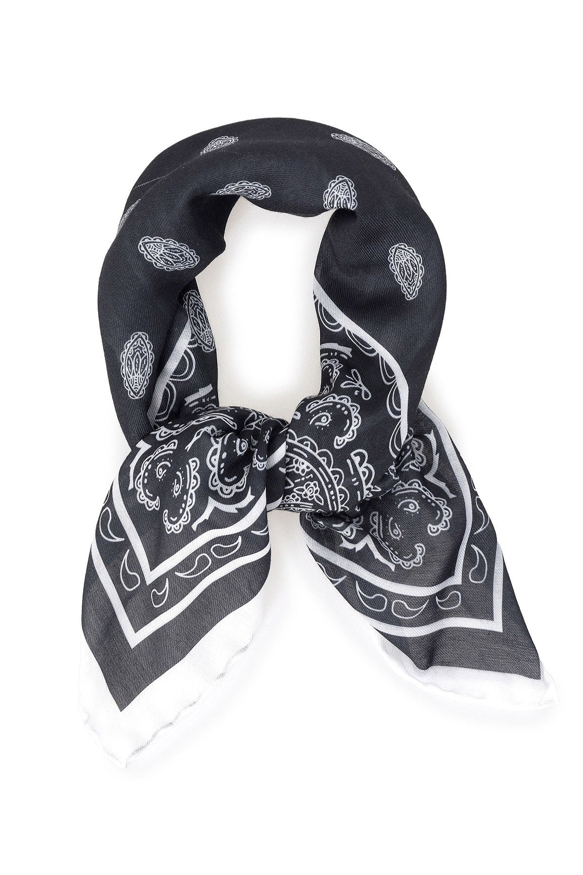 Antioch Corner Scarf with Ethnic Pattern