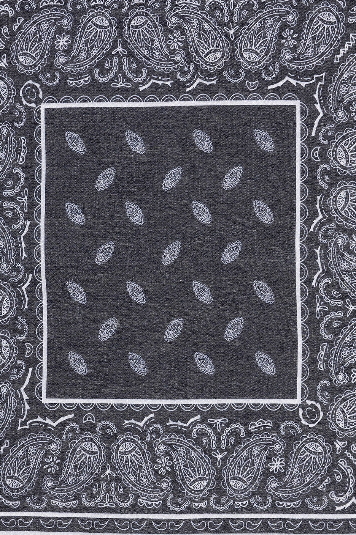 Antioch Corner Scarf with Ethnic Pattern