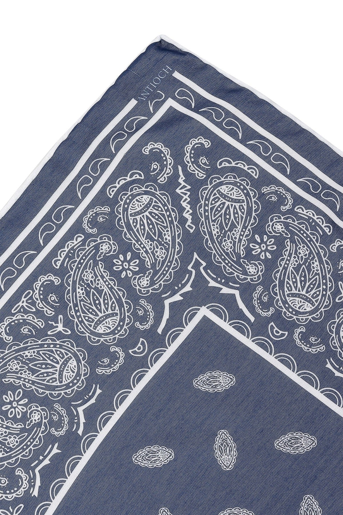 Antioch Corner Scarf with Ethnic Pattern