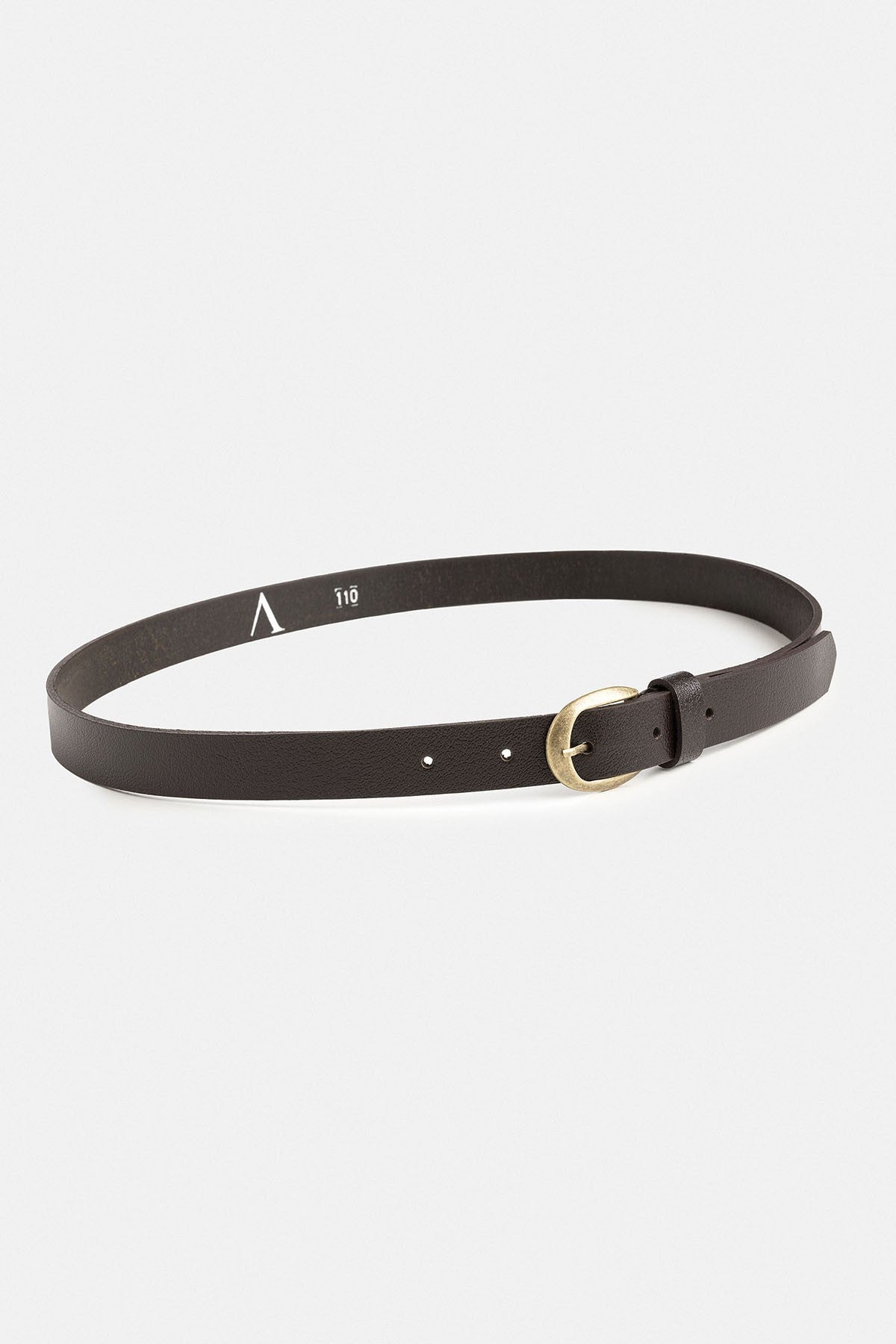 Antioch Oval Buckle Men's Leather Belt