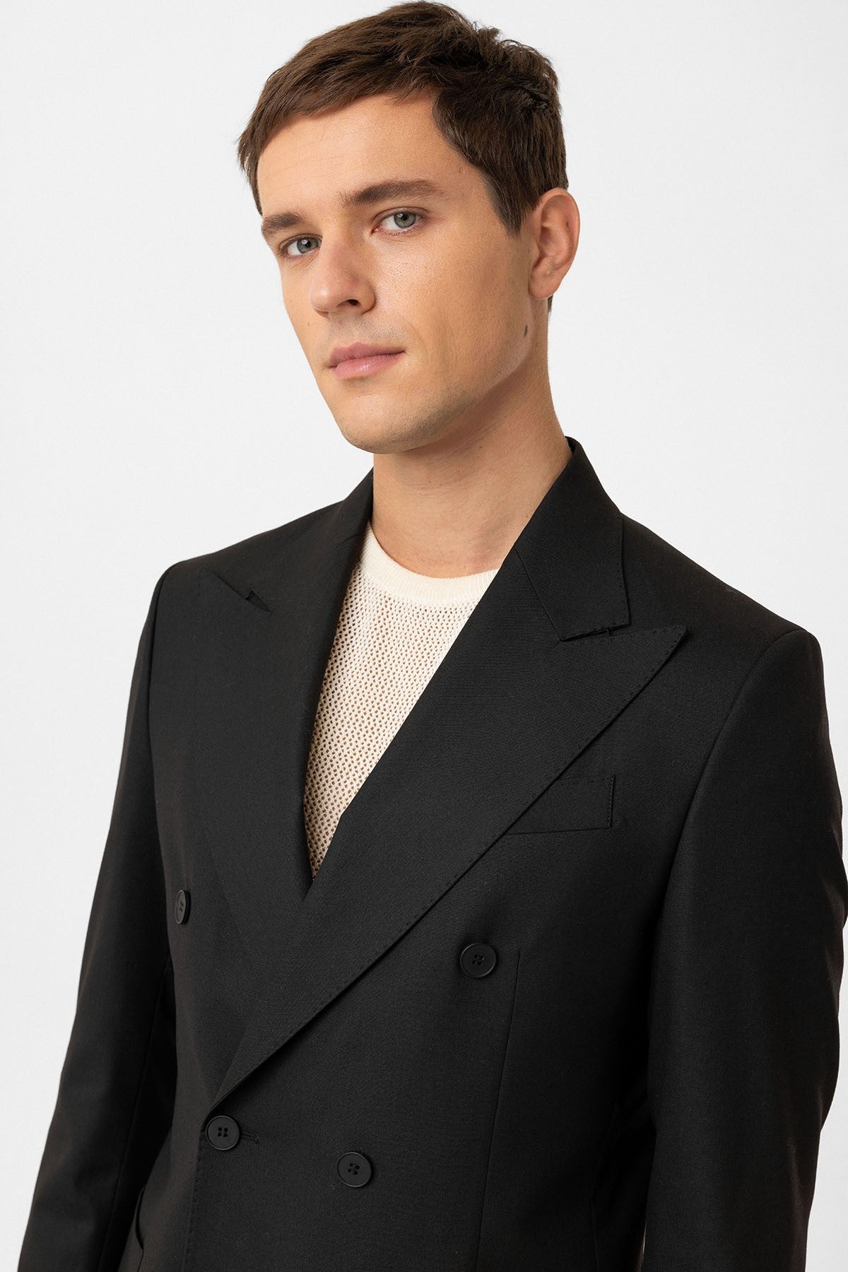Antioch Double-Breasted Italian-Cut Men's Suit