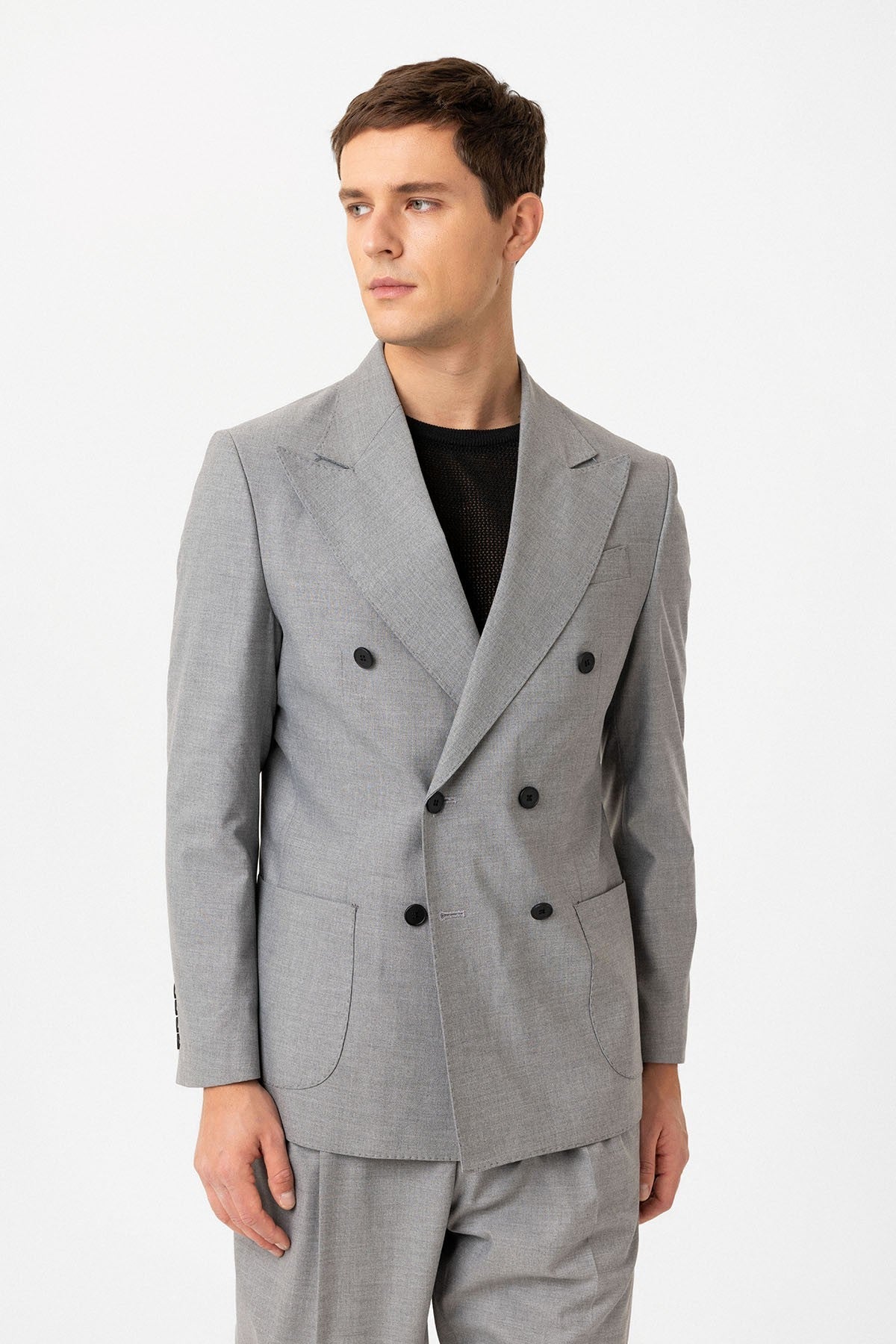 Antioch Double-Breasted Italian-Cut Men's Suit