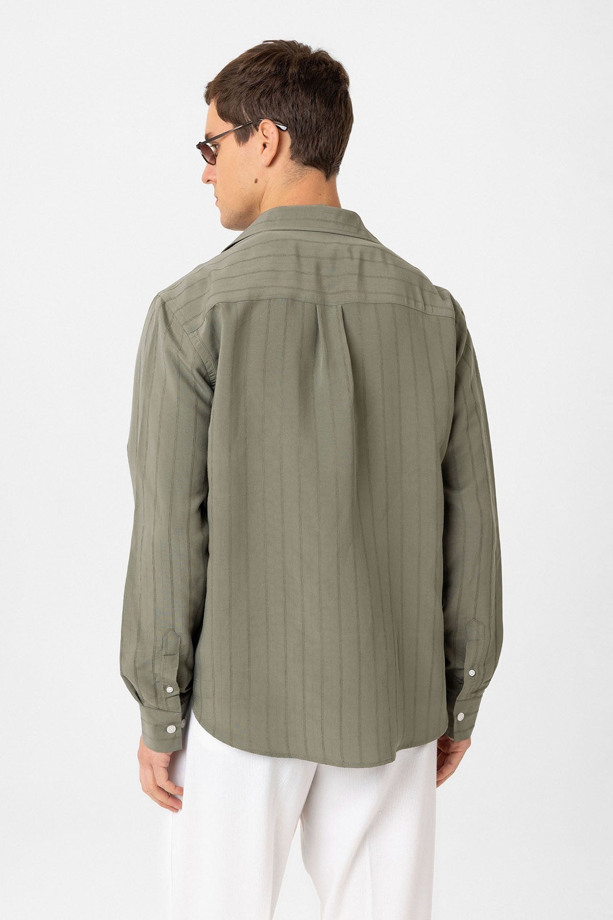 Antioch Relax Fit Striped Men's Shirt