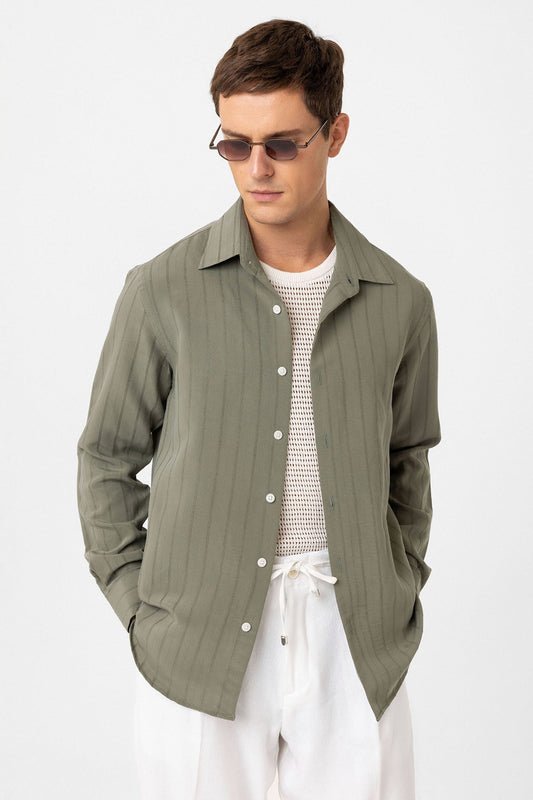 Antioch Relax Fit Striped Men's Shirt