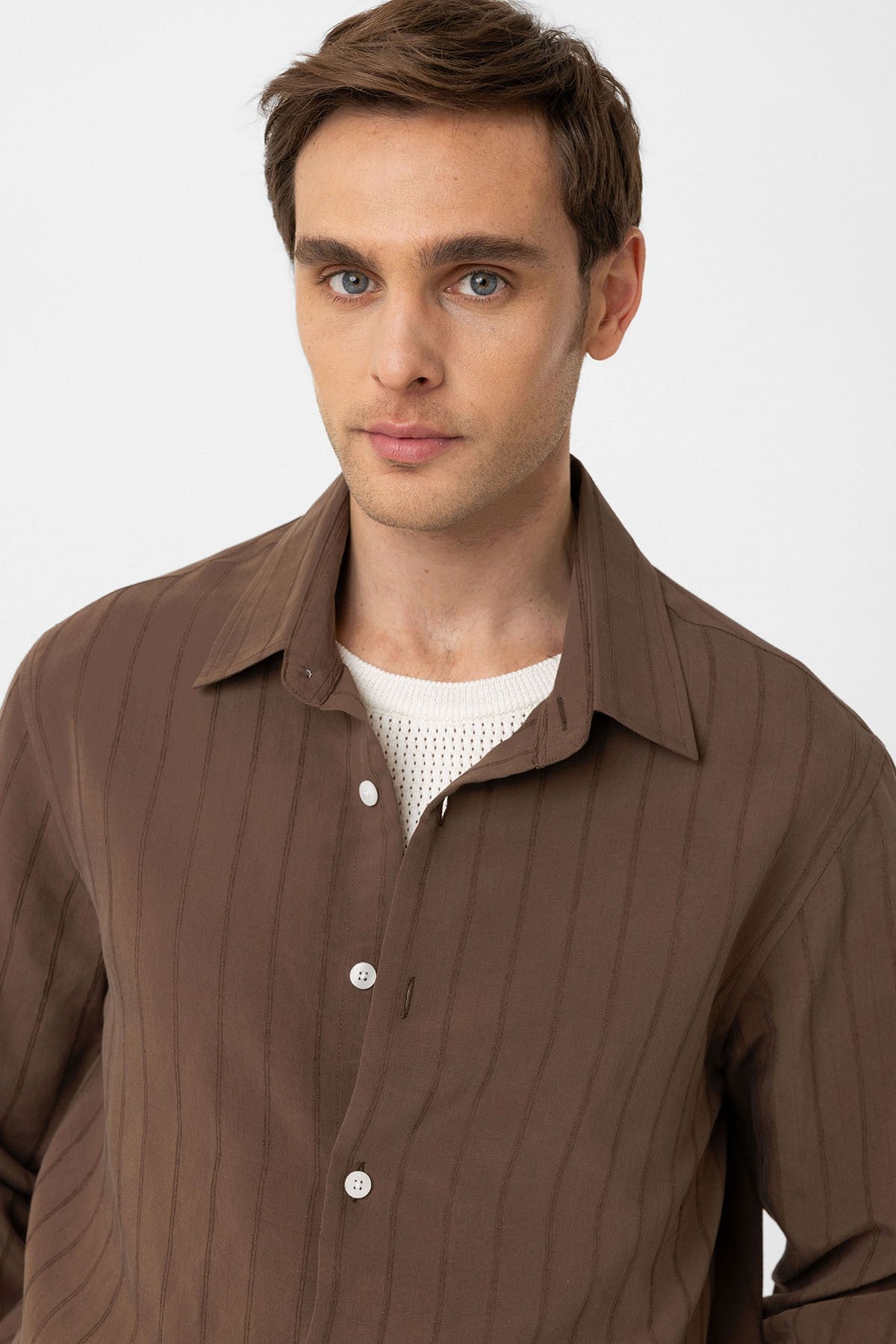 Antioch Relax Fit Striped Men's Shirt