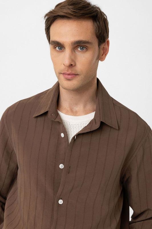 Antioch Relax Fit Striped Men's Shirt
