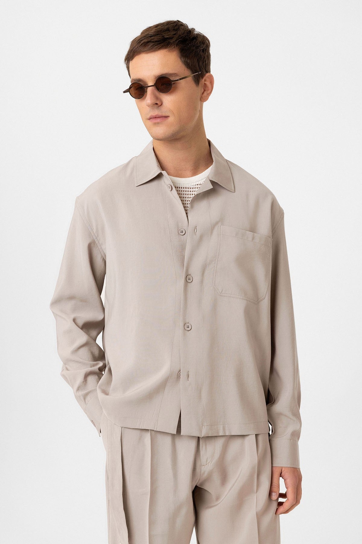 Antioch Relax Fit Modal Fabric Men's Shirt