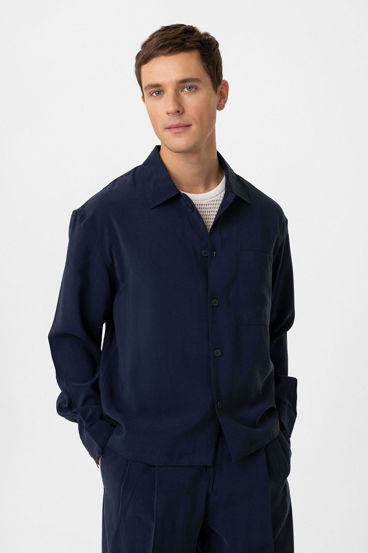 Antioch Relax Fit Modal Fabric Men's Shirt