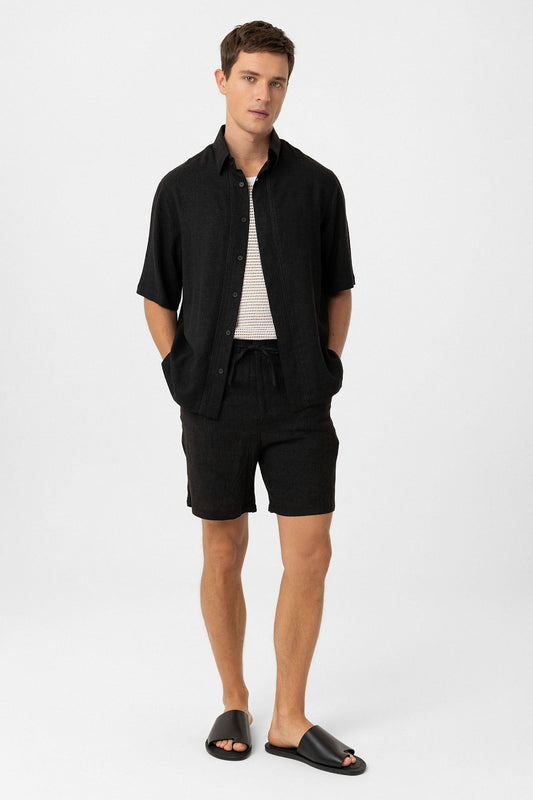 Antioch Linen-Blend Relaxed-Fit Men's Shirt