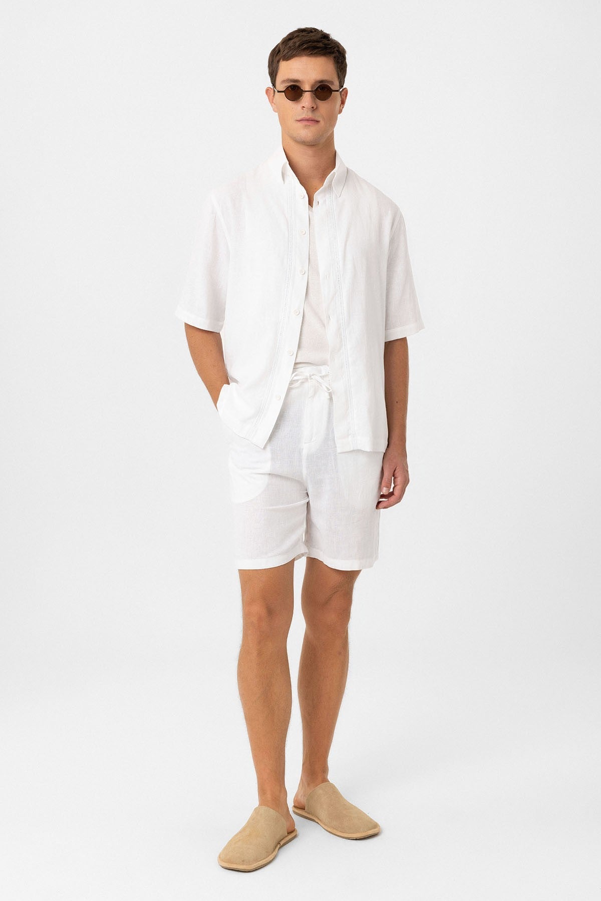 Antioch Linen-Blend Relaxed-Fit Men's Shirt