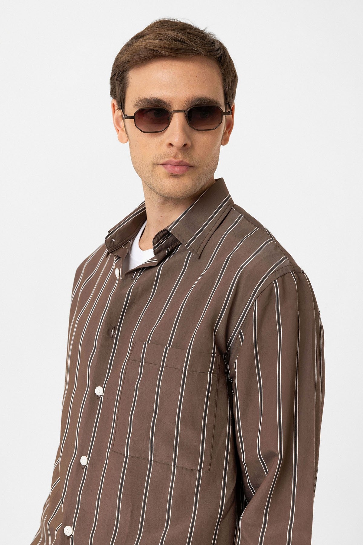 Antioch Contrast-Striped Men's Shirt
