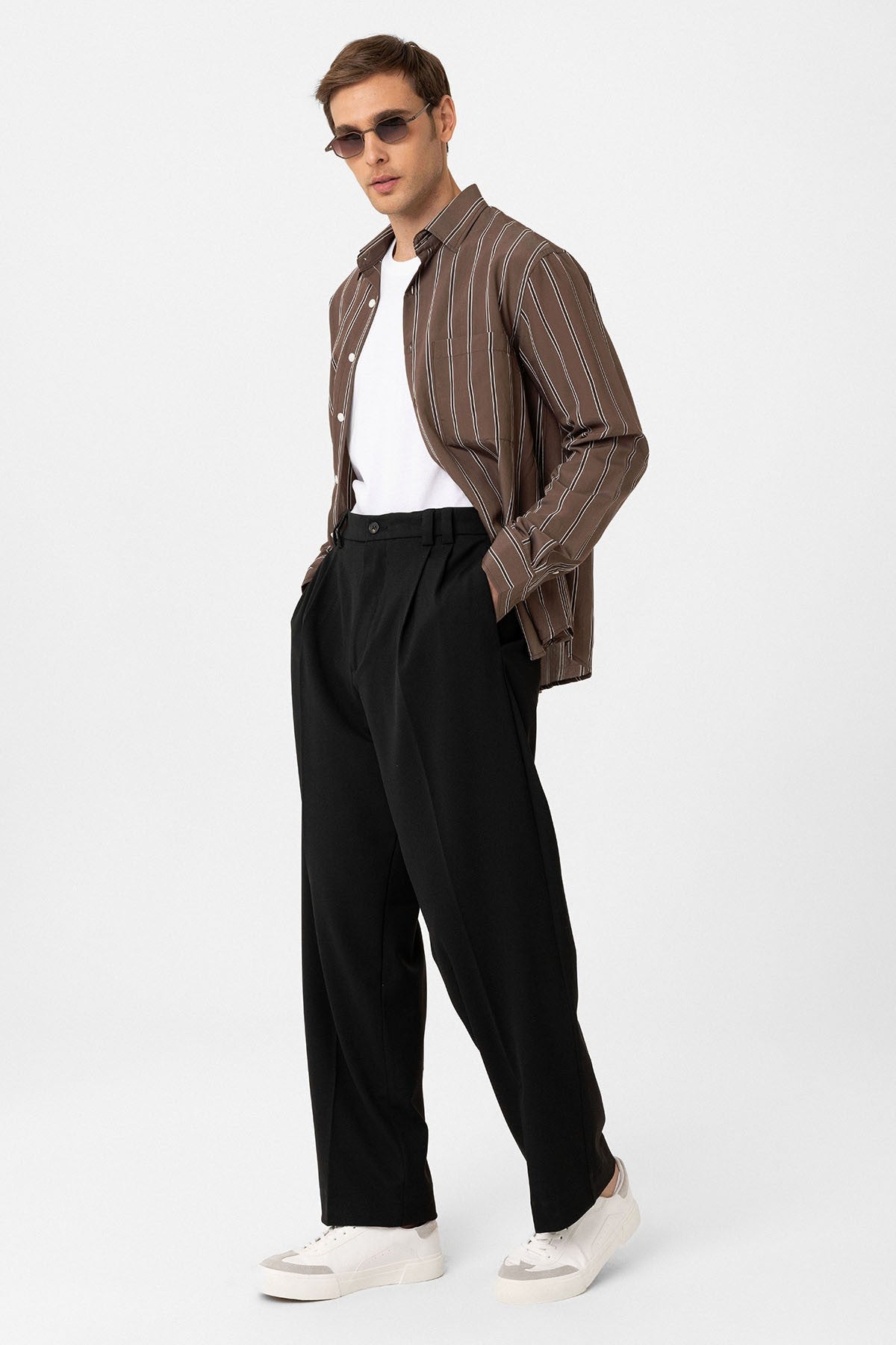 Antioch Contrast-Striped Men's Shirt