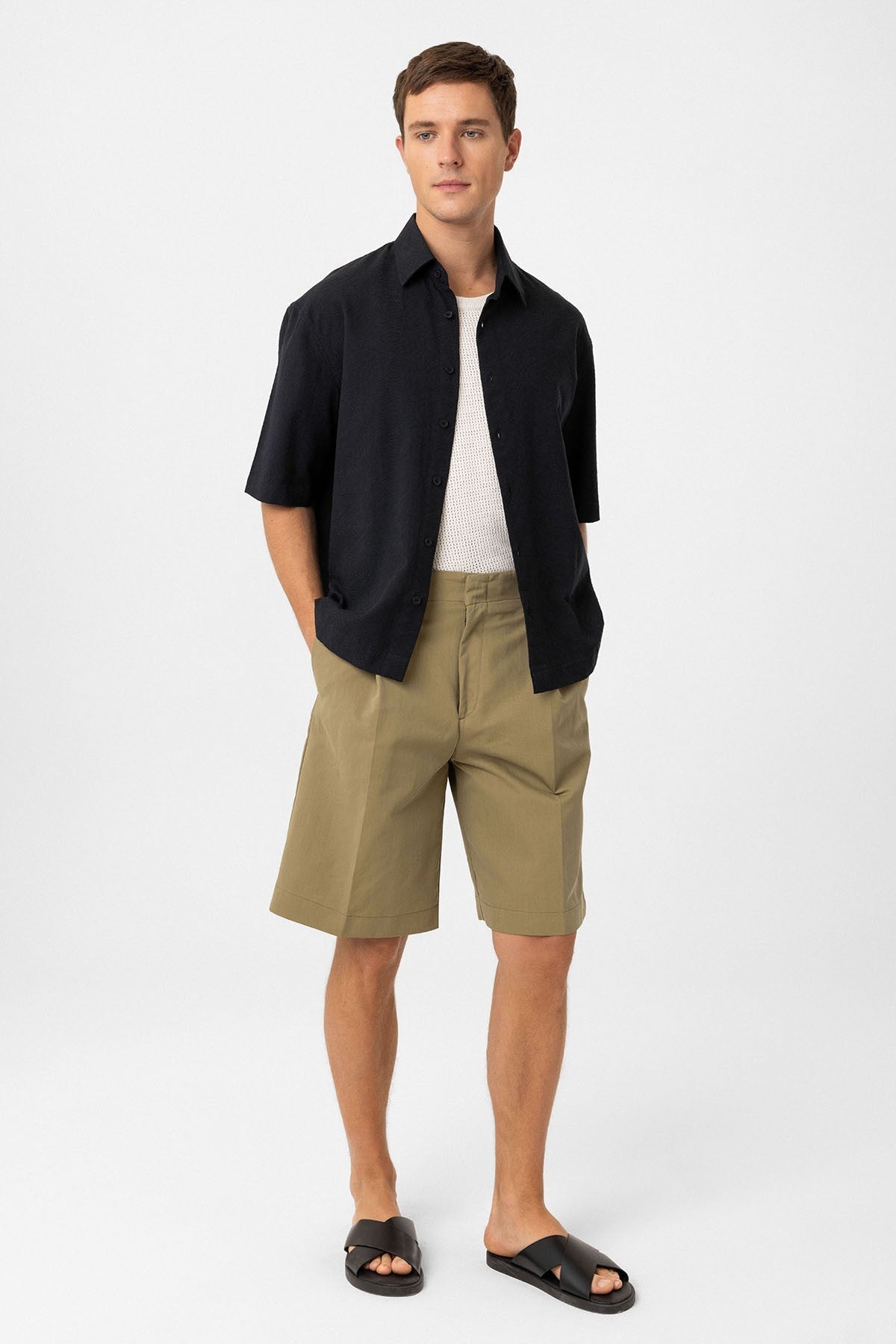 Antioch Cotton Relaxed Short-Sleeve Men's Shirt