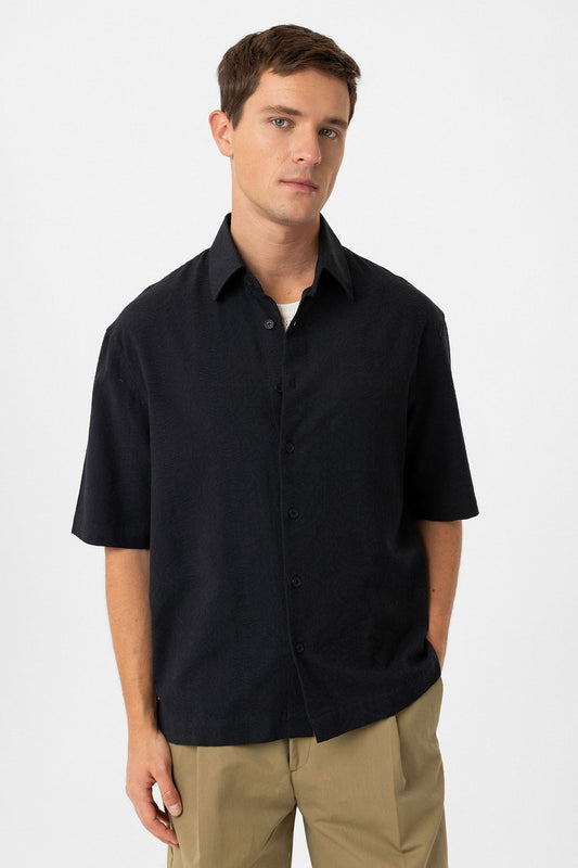 Antioch Cotton Relaxed Short-Sleeve Men's Shirt