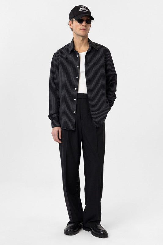 Antioch Modal Fabric Relaxed-Fit Striped Men's Shirt