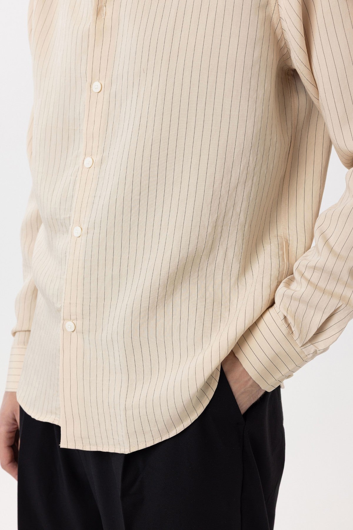 Antioch Modal Fabric Relaxed-Fit Striped Men's Shirt
