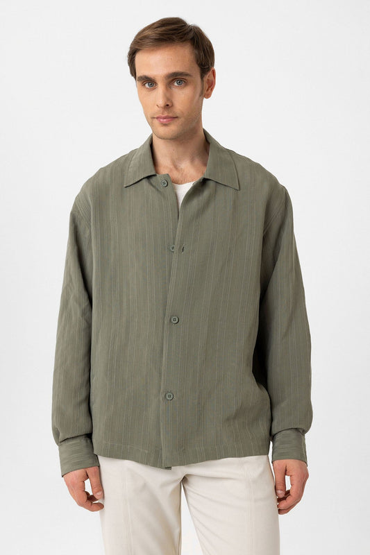 Antioch Oversized Textured Men's Shirt