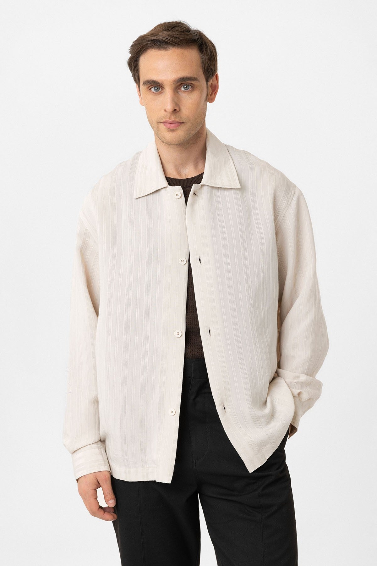 Antioch Oversized Textured Men's Shirt