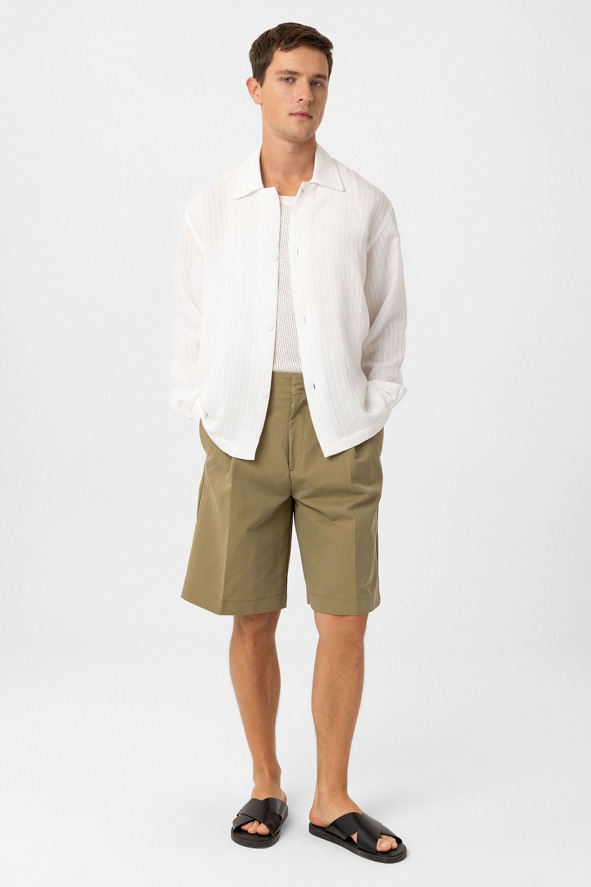 Antioch Oversized Textured Men's Shirt