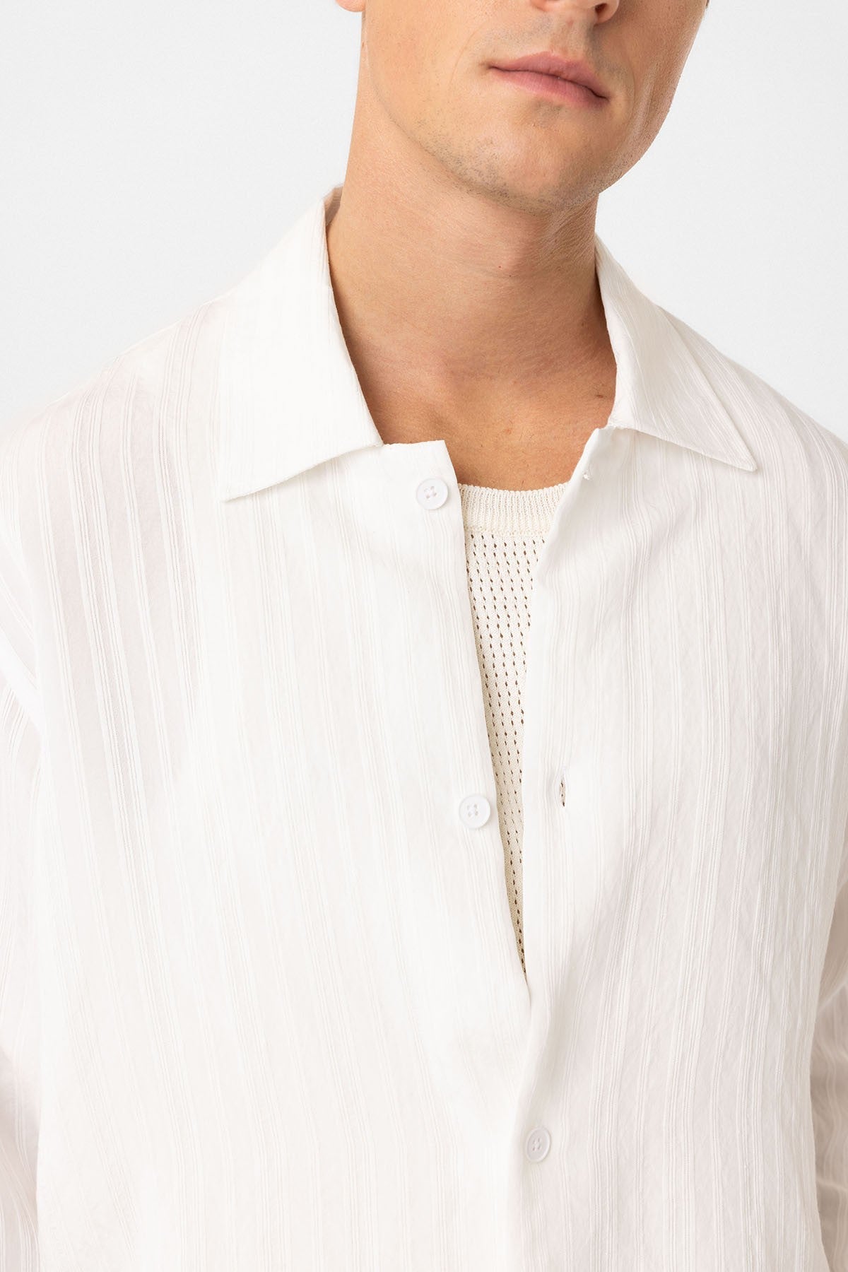 Antioch Oversized Textured Men's Shirt