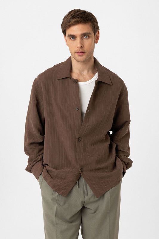 Antioch Oversized Textured Men's Shirt